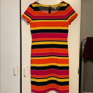 Banana republic striped dress size 4
